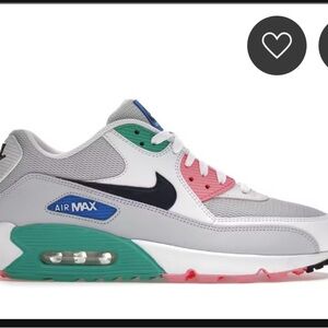Preloved Nike Air Max 90
South Beach
Nike Air Max Sneakers - White, Pink, Teal